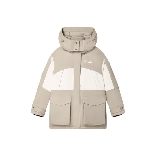 FILA ORIGINALE Флис Серый Женские Пуховики