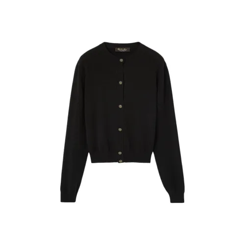Loro Piana Черные Женские Кашемировые Свитеры