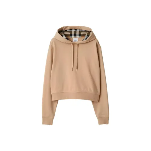 Burberry Мягкий желтый Коричневый Женские Свитшоты