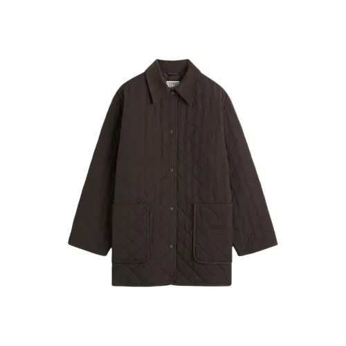 TOTEME FW24 Куртки и пальто Женские Темно-Кофейный Цвет