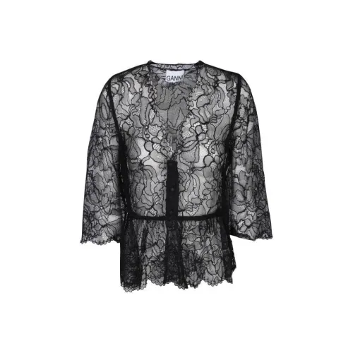 GANNI Черные Женские Рубашки