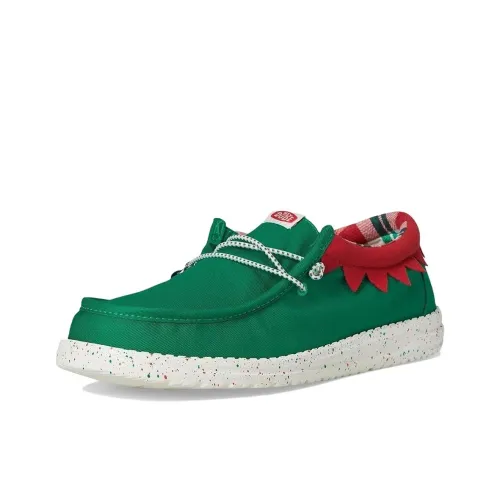 Heydude WALLY Holiday Elf Повседневная обувь Женская Зеленая