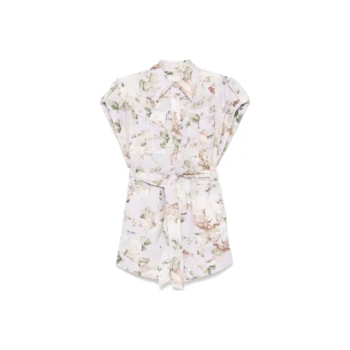 Zimmermann FW24 Комбинезон Женский Светло-фиолетовый