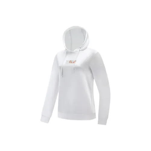 XTEP Variety Тренировки Коллекция Толстовка Женские Pearl White