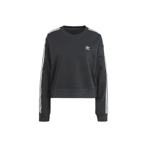 Adidas Originals 3 Stripes CREW SWEATSHIRT Женские Черный