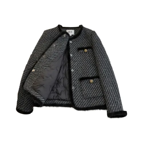 TOUCH Пуховик Женский Черный Серый Твил