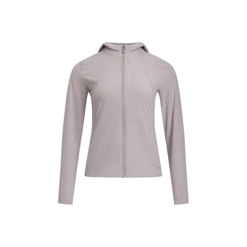 Under Armour SS25 Куртка Женская Daybreak Серый Розовый