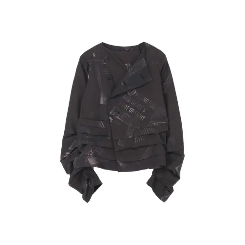 Yohji Yamamoto Черные Женские Куртки