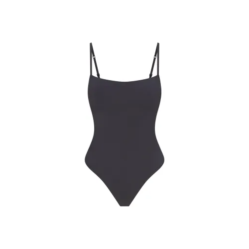 SKIMS SS25 SMOOTH LAYERS CAMI BODYSUIT Комбинезон Женский Graphite Graphite
