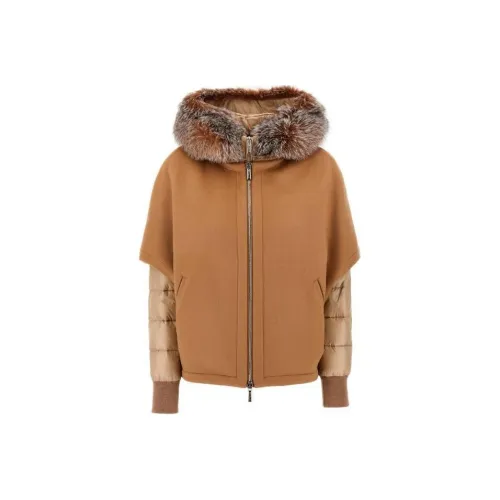 Moorer Куртки и Пальто Женские Коричневый