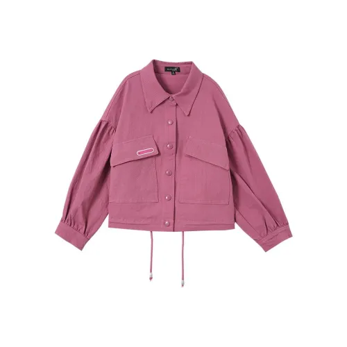 OUNIXUE Фуксия Женские Куртки