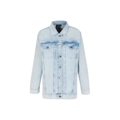 EMPORIO ARMANI Куртка Женская Светло-Синяя