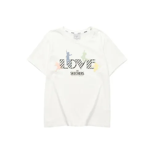 Skechers Funny Monster T-Shirt Женская Зефирно-белая