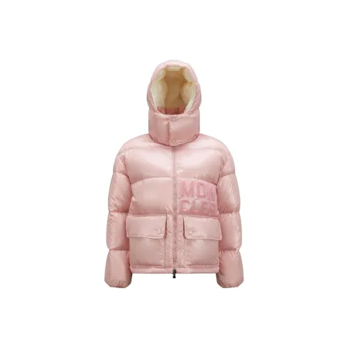 Moncler Abbaye Series Розовые Женские Пуховики