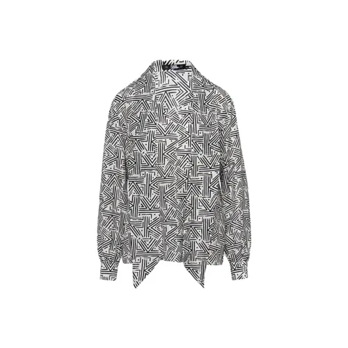 Karl Lagerfeld Рубашка Женская Черно-Белая