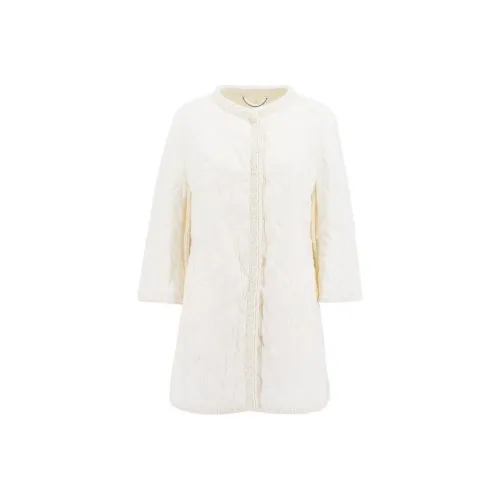 ERMANNO SCERVINO Белая Женская Пуховая Куртка
