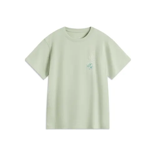 LINING Sports Life Collection T-Shirt Женская Пустыня Зеленый