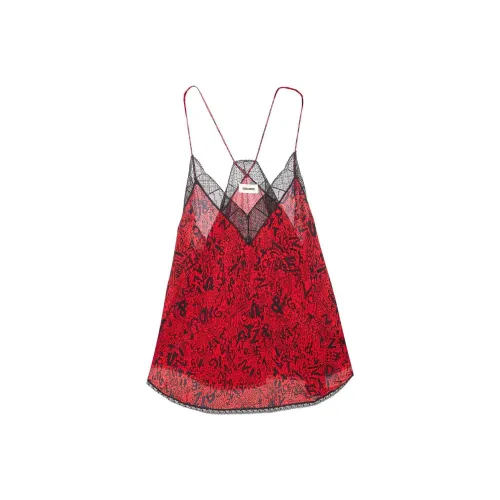 Zadig Voltaire Топ на бретелях Женский Красный