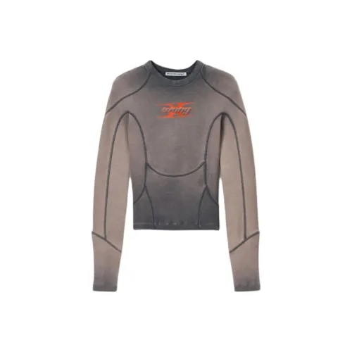 Alexander Wang T-Shirt Женская Серого цвета