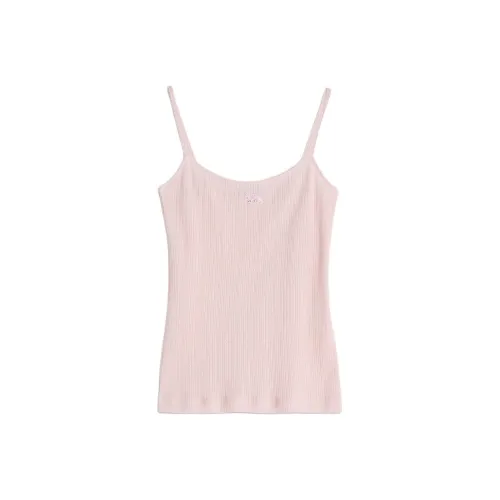 Maison Kitsune SS25 Топ на бретелях Женский Розовая вода