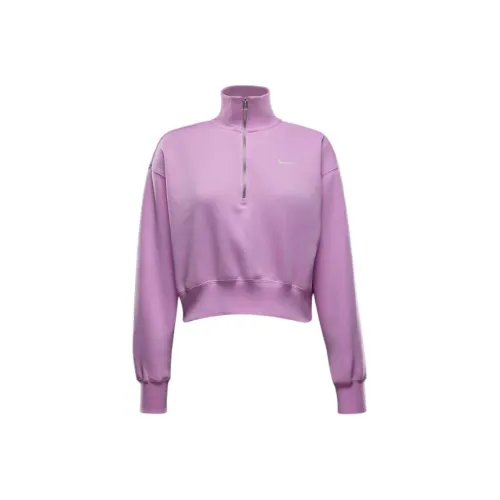 nike Sportswear Phoenix Fleece FW24 Толстовка Женская Розовый Фиолетовый