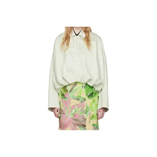 DRIES VAN NOTEN Зеленые Женские Куртки