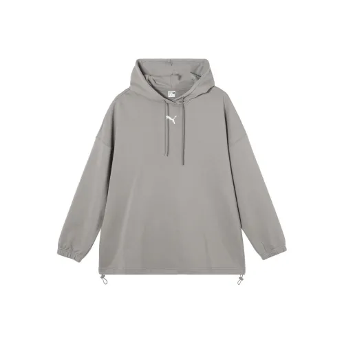 PUMA DARE TO OVERSIZED Толстовка TR Толстовка Женская Светло-Серый