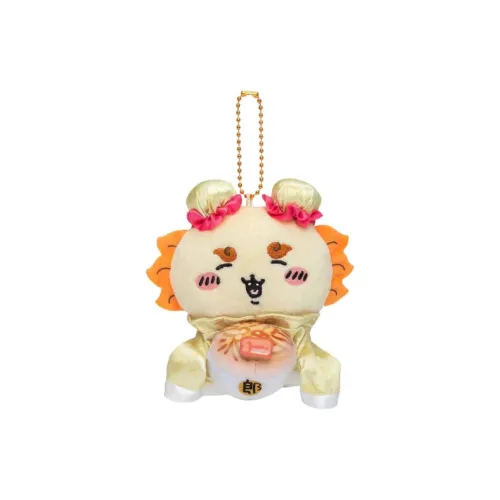 Chiikawa Полиэстер Bag Charm Сумка Мерч Мини Унисекс Желтый и Бежевый