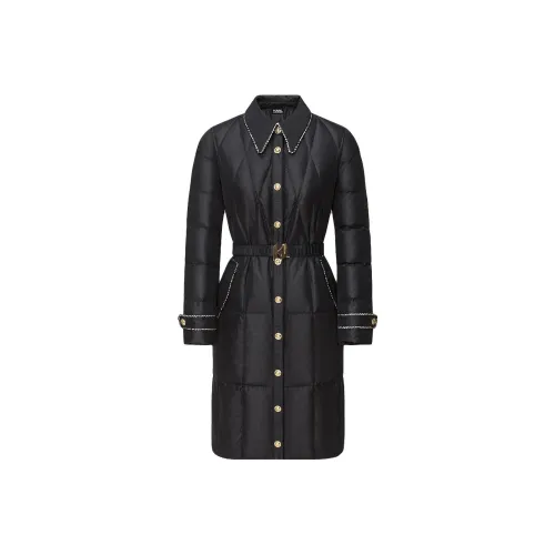 KARL LAGERFELD Пуховик Женские Черный