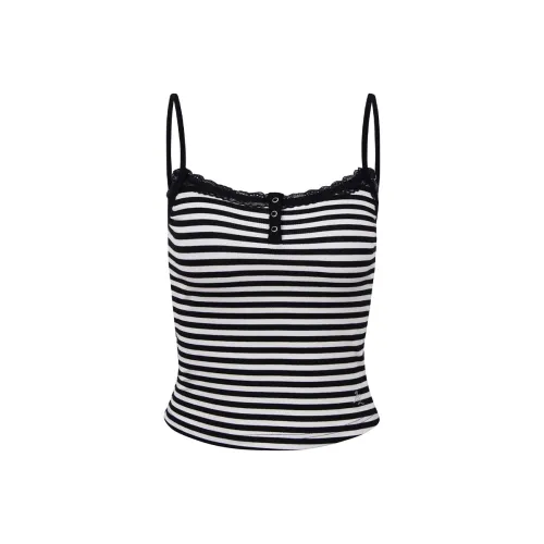 Ariseism Кружевной топ на бретелях с отделкой летняя новинка верхняя одежда утягивающий топ женский