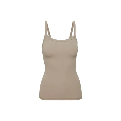 ARITZIA Golden Масло Tumbler Охват бедер TANK Топ на бретелях Женские Nomad Тауповый Nomad серый Умбра