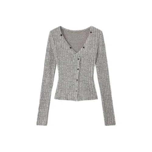 SLEEP AT 11 Трикотаж Женский Серый Абрикос