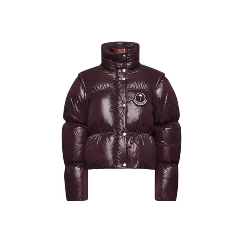 Moncler Бургундский Женские Пуховики