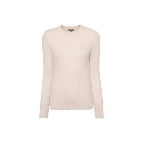 N.Peal FW24 Кашемир Свитер Женские Светлый Бежевый