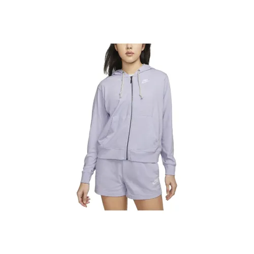 NIKE Светло-фиолетовый Женские Куртки