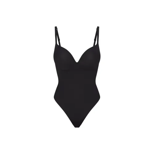 SKIMS SS25 ULTIMATE PUSH UP Стринговый комбайн BODYSUIT Jumpsuit Женский ONYX Оникс