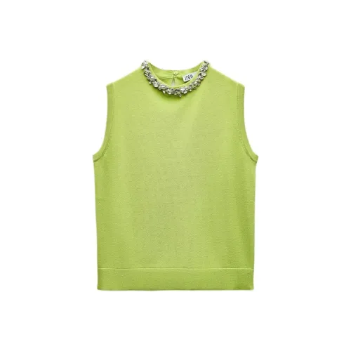 ZARA Зеленый Женский Трикотаж