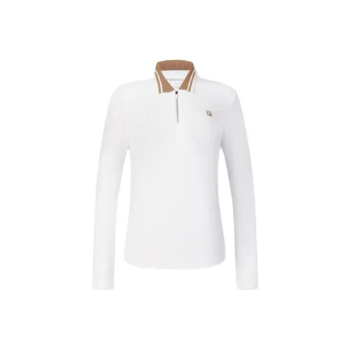 FILA GOLF серия Поло Женское Нефритовый Белый