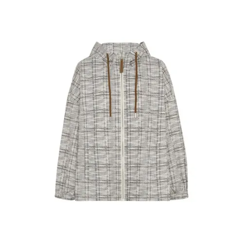 MEIYANG Куртки Пальто Женские Овсяный