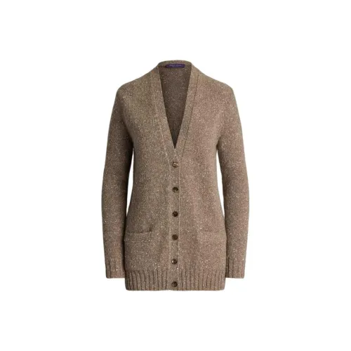 Ralph Lauren Collection FW24 Кашемировый свитер женский светлый трюфельно-коричневый