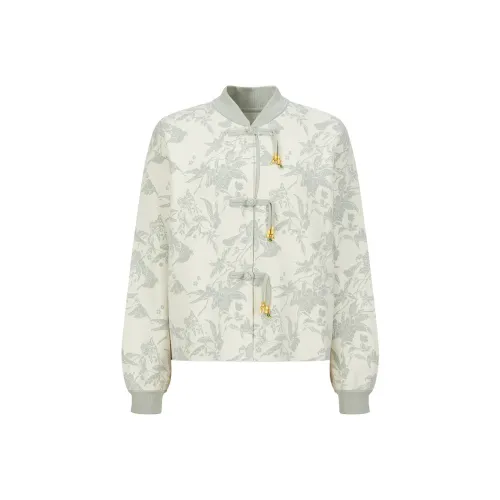 JZ. ANNAKRO Трикотаж Женский Светло-Зеленый Узор