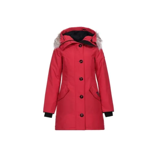 Canada Goose Куртки Пальто Женские Red