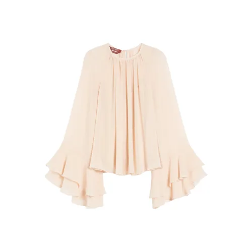 MaxMara Studio Рубашка Женская Бежевая