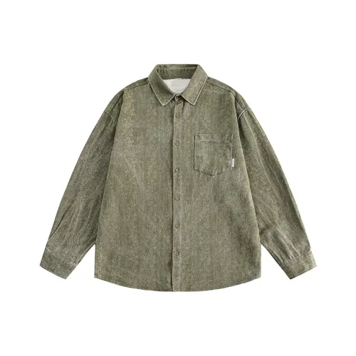 YPUT Зеленая унисекс рубашка