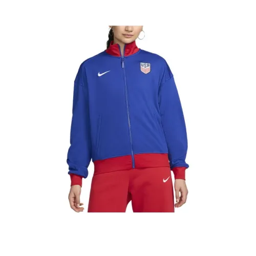 nike Dri Fit USMNT ACADEMY Pro Куртки и Пальто Женские Синие