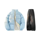 Комплект одежды (Ледниково-синий топ + черные штаны)