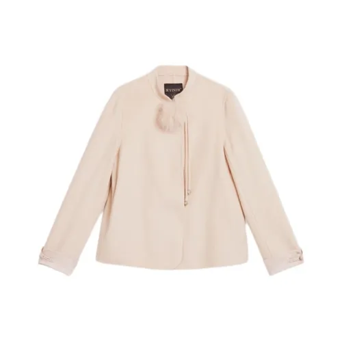 Yiner Бежевые Женские Куртки