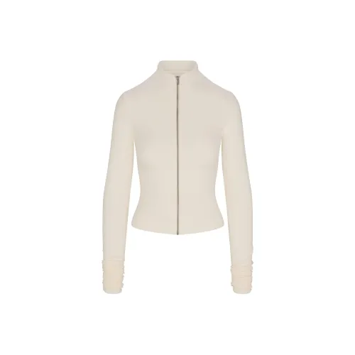 SKIMS SS25 Skims Cloud Collection ZIP UP Топ Куртки Пальто Женские ECRU Natural