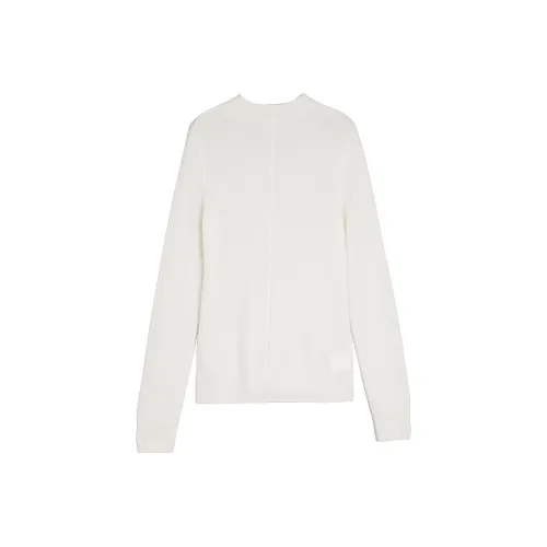 ELLE Кашемир Свитер Женская Белая