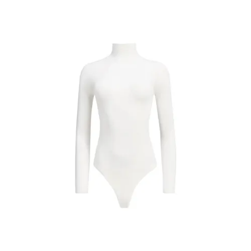 KHAITE FW24 Iveta Bodysuit Комбинезон Женские Глазурь Глазурь Цвет